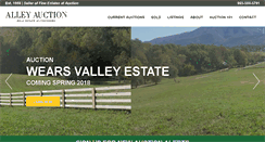 Desktop Screenshot of alleyauction.com