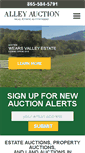 Mobile Screenshot of alleyauction.com